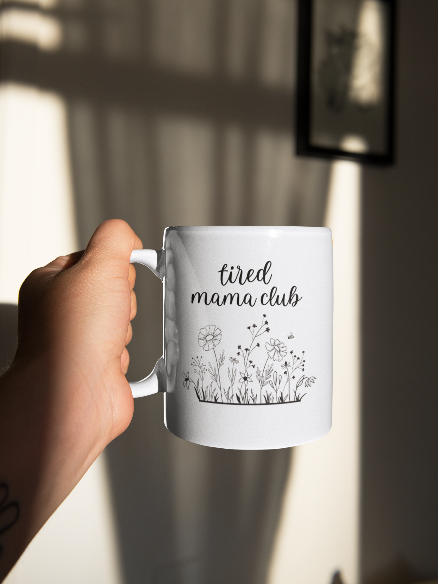Botanical Art Ceramic Mug, Floral Coffee Cup, Garden Lover Gift, Mother's Day, Home Decor, Nature Enthusiast, Eco-friendly Mug
